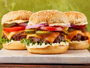 Veg. Burgers Start@49/-